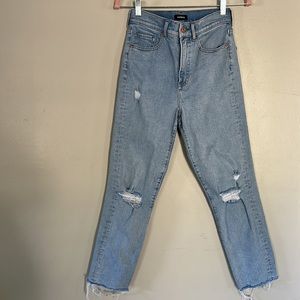 Express Super High Rise Mom Jean - 00R